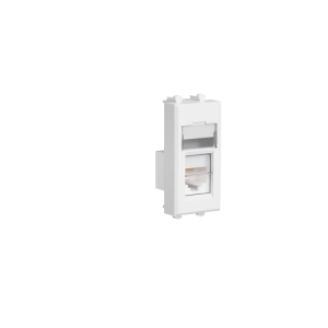 ДКС 4400461 Компьютерная розетка RJ-45 модульная, кат5е, Avanti, Белое облако, 1 модуль DKC