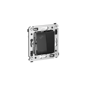 ДКС 4402343 Диммер кнопочный в стену для LED ламп, Avanti, Черный квадрат DKC