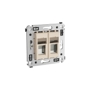 ДКС 4405543 USB зарядное устройство в стену, Avanti, Ванильная дымка DKC