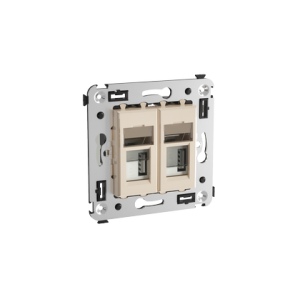 ДКС 4405543 USB зарядное устройство в стену, Avanti, Ванильная дымка DKC