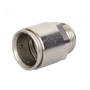 ДКС 6111-A25N Муфта труба-коробка д25мм, IP66/IP67, М25х1,5, никелированная латунь DKC