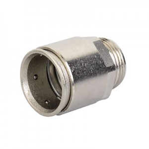 ДКС 6111-A25N Муфта труба-коробка д25мм, IP66/IP67, М25х1,5, никелированная латунь DKC