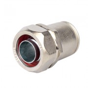 ДКС 6117-10N Муфта металлорукав DN 10-жесткая труба д16мм, IP66/IP67, никелированная латунь DKC