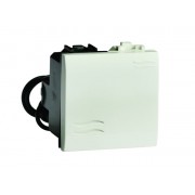ДКС 75022SL Выключатель типа кнопка с подсветкой, слоновая кость, 2мод DKC
