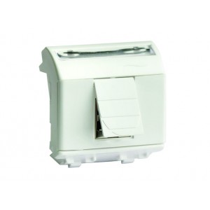 ДКС 76655B Комроз RJ45 кат5e, Brava, белая, 2мод DKC