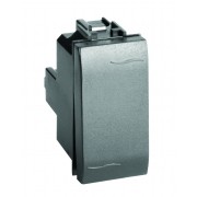 ДКС 77021N Выключатель типа кнопка, черный, 1мод DKC