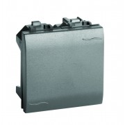 ДКС 77032N Инвертор (промежуточный переключатель), черный, 2мод DKC