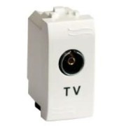 ДКС 77721N TV розетка с согласующим сопротивлением (универсальная), черная, 1модуль DKC