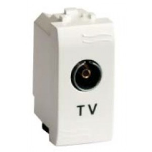 ДКС 77721N TV розетка с согласующим сопротивлением (универсальная), черная, 1модуль DKC