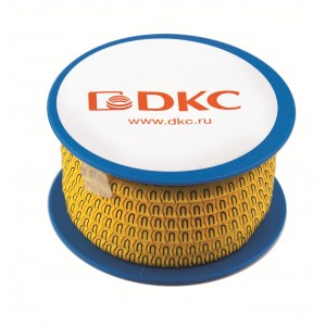 ДКС AZS4XXBY Колечко маркировочное X,  4-10 мм черное на желтом DKC